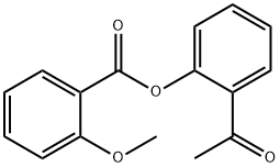 2-Methoxy-benzoic acid 2-acetyl-phenyl ester,40316-66-3,结构式
