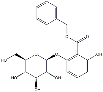 Benzyl 2-hydroxy-6-(beta-glucosyloxy)benzoate