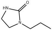 1-PROPYL-IMIDAZOLIDIN-2-ONE, 40424-27-9, 结构式
