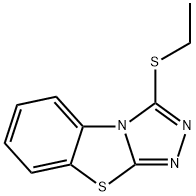 3-(ethylthio)benzo[4,5]thiazolo[2,3-c][1,2,4]triazole 结构式