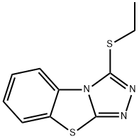 3-(ethylthio)benzo[4,5]thiazolo[2,3-c][1,2,4]triazole,40527-69-3,结构式