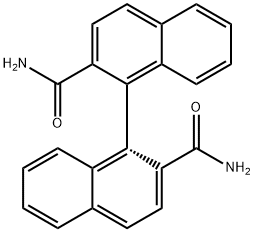 R-[1,1'-Binaphthalene]-2,2'-dicarboxamide,406464-00-4,结构式