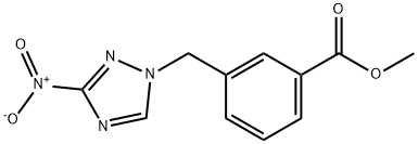 methyl 3-[(3-nitro-1H-1,2,4-triazol-1-yl)methyl]benzoate Structure