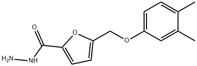 5-[(3,4-dimethylphenoxy)methyl]-2-furohydrazide Structure
