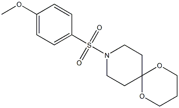 9-(4-methoxyphenyl)sulfonyl-1,5-dioxa-9-azaspiro[5.5]undecane