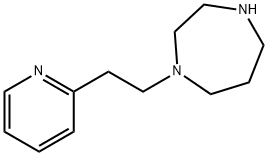 1-(2-(pyridin-2-yl)ethyl)-1,4-diazepane 结构式