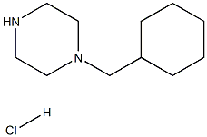 1-(cyclohexylmethyl)piperazine hydrochloride Structure