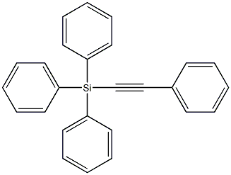 Silane, triphenyl(phenylethynyl)- Structure