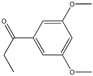 1-(3,5-二甲氧基苯基)丙-1-酮 结构式