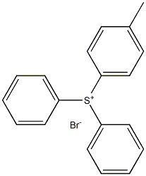 二苯基(对甲苯基)溴化磺, 4189-82-6, 结构式