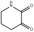 哌啶-2,3-二酮 结构式