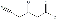 methyl 4-cyano-3-oxobutanoate Structure