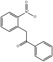 2-(2-nitrophenyl)-1-phenylethanone 化学構造式