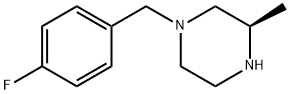 (R)-1-(4-fluorobenzyl)-3-methylpiperazine Structure