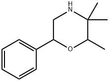 2,3,3-trimethyl-6-phenylmorpholine 结构式
