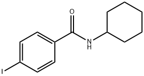 N-环己基-4-碘苯甲酰胺,425419-92-7,结构式