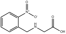Glycine, N-[(2-nitrophenyl)methyl]- Struktur