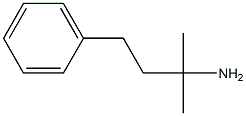 2-甲基-4-苯基丁烷-2-胺, 43052-72-8, 结构式