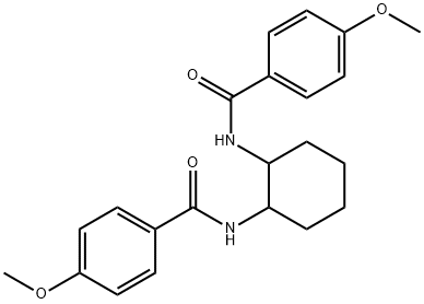 N,N'-1,2-cyclohexanediylbis(4-methoxybenzamide) Struktur