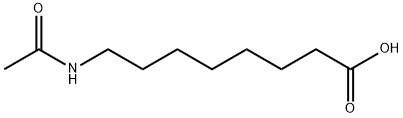8-(acetylamino)- Octanoic acid Struktur