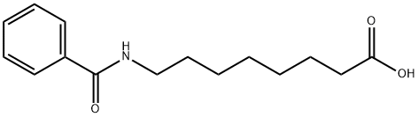 8-(benzoylamino)- Octanoic acid Struktur