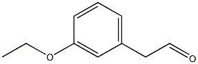 2-(3-乙氧基苯基)乙醛 结构式