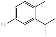 4-メチル-3-(プロパン-2-イル)フェノール 化学構造式