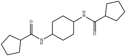N-[4-(cyclopentanecarbonylamino)cyclohexyl]cyclopentanecarboxamide Structure