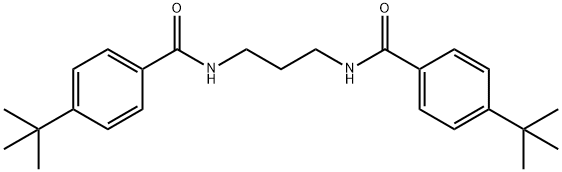 N,N'-1,3-propanediylbis(4-tert-butylbenzamide) Structure