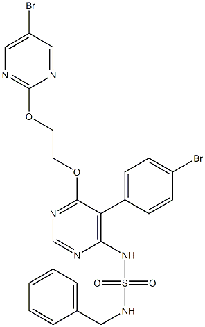 N-[5-(4-溴苯基)-6-[2-[(5-溴-2-嘧啶基)氧基]乙氧基]-4-嘧啶基]-N
