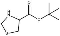 RS-4-Thiazolidinecarboxylic acid -1,1-dimethylethyl ester Struktur