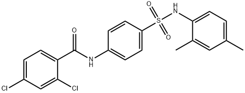 2,4-dichloro-N-(4-{[(2,4-dimethylphenyl)amino]sulfonyl}phenyl)benzamide|
