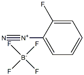 Benzenediazonium, 2-fluoro-, tetrafluoroborate(1-) Structure
