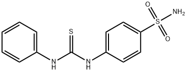 4-[(anilinocarbonothioyl)amino]benzenesulfonamide Structure
