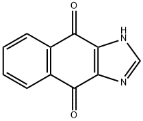 1H-Naphth[2,3-d]imidazole-4,9-dione 结构式