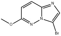 3-Bromo-6-methoxy-imidazo[1,2-b]pyridazine Struktur