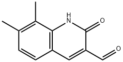 2-Hydroxy-7,8-dimethyl-quinoline-3-carbaldehyde Structure
