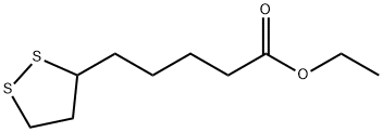 1,2-Dithiolane-3-pentanoic acid, ethyl ester Struktur