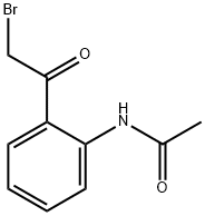 N-[2-(2-bromoacetyl)phenyl]acetamide Struktur