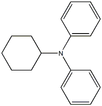 Benzenamine, N-cyclohexyl-N-phenyl- Structure