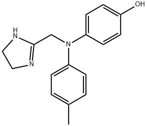 Phenol, 4-[[(4,5-dihydro-1H-imidazol-2-yl)methyl](4-methylphenyl)amino]-, 47142-51-8, 结构式