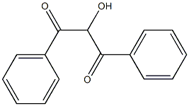 1,3-Propanedione, 2-hydroxy-1,3-diphenyl- Structure