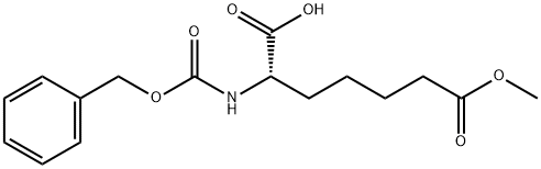 BOC-S-2-氨基庚二酸-7-甲酯, 47312-26-5, 结构式