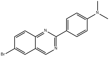 4-(6-bromoquinazolin-2-yl)-N,N-dimethylaniline,474013-06-4,结构式