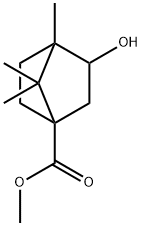 3-HYDROXY-4,7,7-TRIMETHYL-BICYCLO[2.2.1]HEPTANE-1-CARBOXYLIC ACID METHYL ESTER 结构式