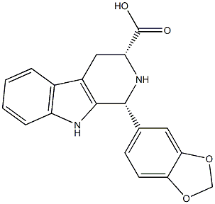 他达拉非中间体酯水解杂质 结构式