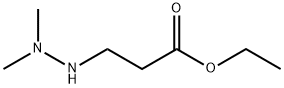 ethyl 3-(2,2-dimethylhydrazinyl)propanoate 化学構造式