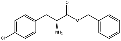 4-chloro- D-Phenylalanine, phenylmethyl ester Structure