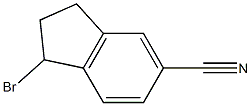 1-溴-2,3-二氢-1H-茚-5-甲腈,475475-78-6,结构式