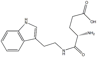谷氨酰胺基乙基吲哚 结构式
